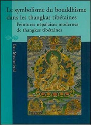 Le symbolisme du bouddhisme dans les thangkas tibétaines. Peintures népalaises modernes de thangkas tibétaines